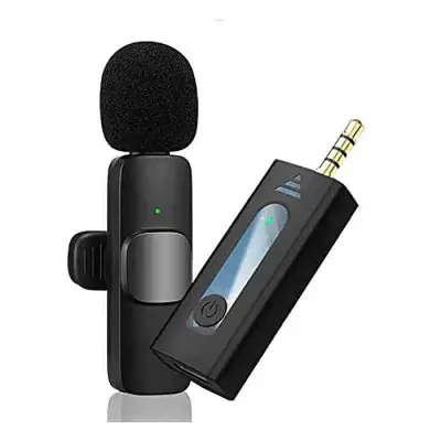 K35 Wireless Microphone For Smartphone, DSLR, Laptop, MacBook