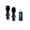 K35 Dual Mic Wireless Microphone For Smartphone, DSLR, Laptop, MacBook - 1