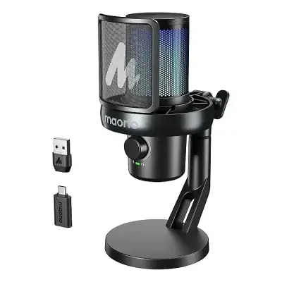 Maono DM40 PRO USB Wireless Gaming Desktop Microphone