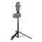 Ulanzi MT-70 Tripod 1.5m Selfie Stick Tripod with 360 / 180 Degree Pan and Tilt, Rotating Cold Shoe Mount, 1kg Max Load Capacity and 20m Wireless Remote Control Range for Smartphone Compact Cameras - 1