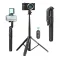 Ulanzi SK-03 Smartphone Wireless Bluetooth Tripod Stick with Detachable Remote Control, 360 Degree Panoramic, 120mAh Battery - 1