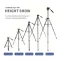 Yunteng VCT-999 Professional Camera Tripod Aluminum Alloy DSLR Camera Tripod (6.75 Feet) - 3