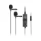 BOYA BY-M1DM Dual Omni directional Lavalier Microphone - 1