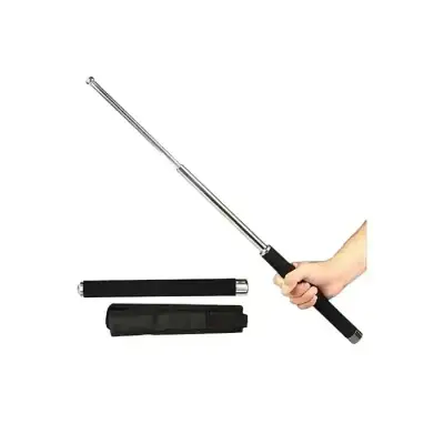 Metal Extendable Self-Defense Stick With Bag