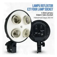 Chinese 4 holder softbox for video with  neepho stand