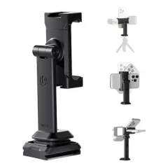 ULANZI MA54 Cell Phone Holder Adapter with Dual Cold Shoes & QR...