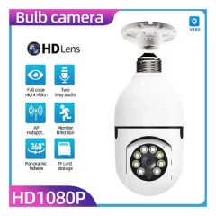 V380 E27 360 Degree 1080P Wireless Home Security IP Camera, MV...