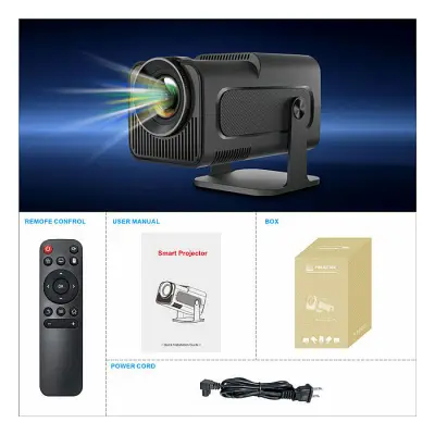 HY320 mini Full HD 1080P 4K Video Supported Android 11 Dual Wifi Smart Home Cinema mini Portable Projector - 3