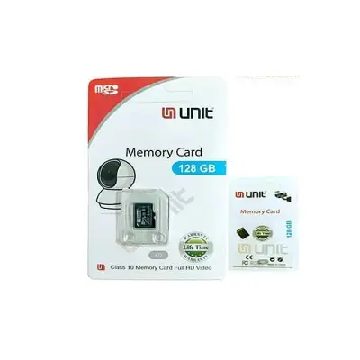 UNIT 128GB Memory Card Class 10 Memory Card Full HD Video