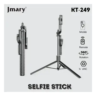 Jmary KT-249 Selfie Stick Tripod Stand 1.9 Meter