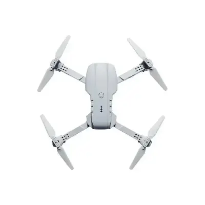 E99 Drone With Camera, Dual Camera FPV WiFi, Foldable RC Quadcopter Drone, Remote Control Drone Toys For Beginners Men's Christmas Halloween Gifts,Indoor And Outdoor UAV, Contain Battery (Gray) - 2