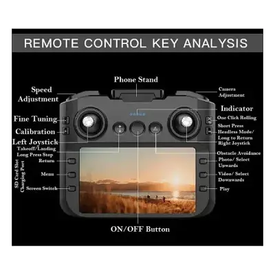 JS39P 4K Gimbal Duel Camera Drone with 9-Inch Display Remote controle Optical Flow sensor and Obstacles Avoidance Sensor Drone 2026 - 5