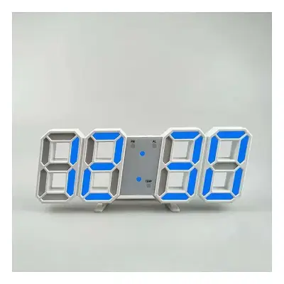 3D Digital Wall Clock LED Table Clock Time Alarm Temperature...