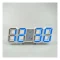 3D Digital Wall Clock LED Table Clock Time Alarm Temperature Date Sound Control Night Light - 1