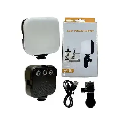 M-88 LED Video Light Portable Fill Light for Phone, Camera,...