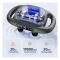 6-head Infrared Percussion Massage Gun High Rpm Vibrational Relaxation Handheld Deep Tissue Body Massager for Back Facial Gun - 4