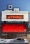 Artificial LED Fireplace Multicolor Lantern Realistic Flame Effect Tabletop Fire Lamp - 1