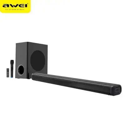 Awei KT22 Wireless Soundbar 160W – Heavy Bass 2.1 Channel Home...