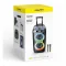 AWEI KT33 Bluetooth Speaker Troly with 2 Microphone Karaoke & Party Speaker - 2