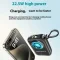Awei P23K 10000mAh Digital Display Mini Power Bank Built‑in Type‑C + iP Cables 22.5W Fast Charging 4‑Port Output Intelligent Power Display Travel‑Ready - 2