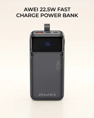 Awei PA-103 Multi-interface Charging Disgital Display 30000mAH...