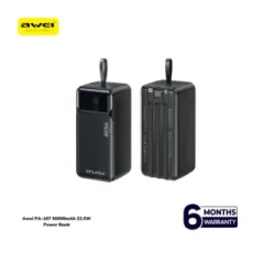 Awei PA-107 50000mAh 22.5W Power Bank Massive Capacity Fast...