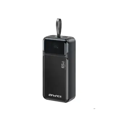AWEI PA-108 65W Built-in Cable 30000mAh Power Bank