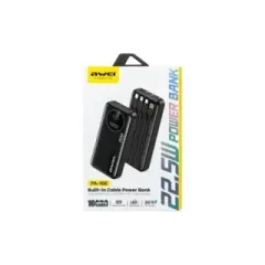 Awei PA-166 10000mAh Built-in Cable 22.5W Power Bank