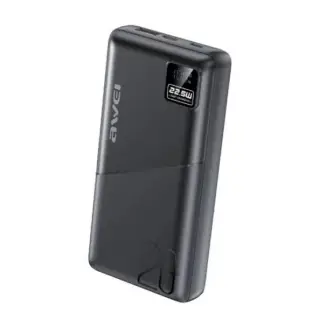 Awei PA-37 22.5W PD 20000mAh Fast Charging Digital Display Power Bank
