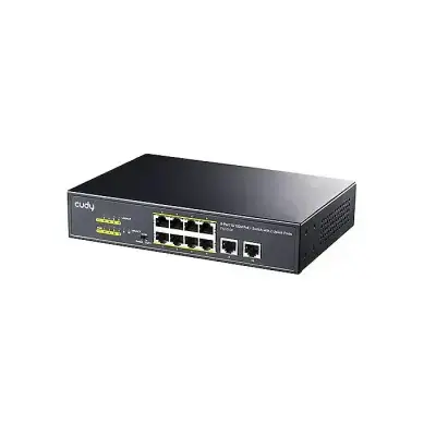 CUDY FS1006P 4-Port 10/100M PoE+ Switch 60W 2×Uplink CCTV Mode...