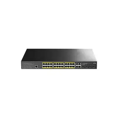 CUDY GS2028PS4 24-Port Gigabit PoE+ Switch 400W 2×SFP + 2 Uplink...