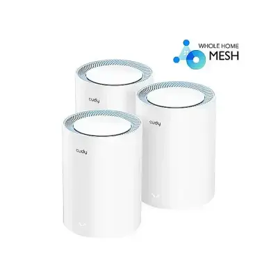 CUDY M1200-(3Pack)-AC1200 Dual-Band Mesh Wi-Fi 5 System Router