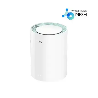 CUDY M1300-(1Pack)-AC1200 Dual-Band Mesh Wi-Fi 5 System Gigabit Router