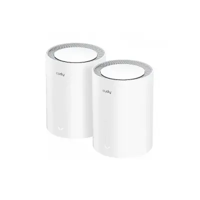 CUDY M1800-(2Pack)-AX1800 Dual-Band Mesh Wi-Fi 6 System Gigabit Router