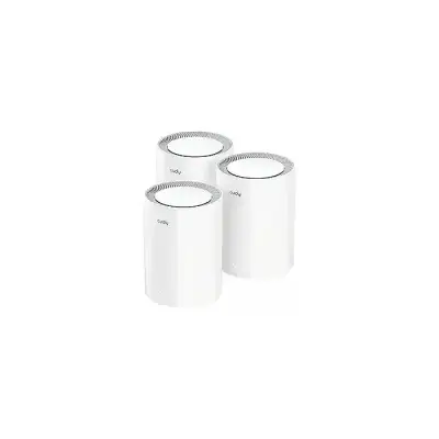 CUDY M3000-(3Pack)-AX3000 Dual-Band Mesh Wi-Fi 6 System Gigabit Router (White)