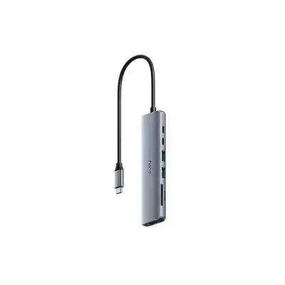 CUDY UH407 7-in-1 USB-C Hub 4K HDMI 60Hz SD/TF Card Reader 100W...