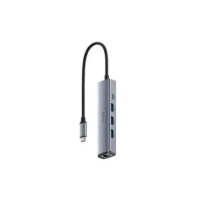 CUDY UH605 5-in-1 USB Hub with Gigabit Ethernet USB-A 3.2...