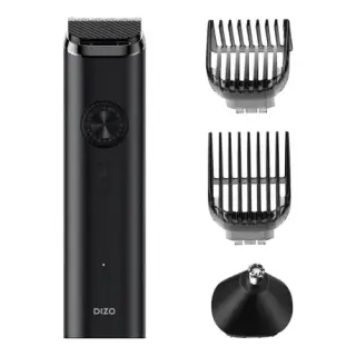 DIZO Trimmer Kit: 4‑in‑1 Multi‑Grooming trimmer 40 Length Settings 0.5mm Precision 240 Min Runtime IPX5 Fully Washable Type‑C Fast Charging