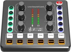 Audio Interface with DJ Mixer Live Sound Card Effects and Voice...