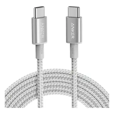 ANKER USB-C to USB-C Data Cable (100W, Braided) 3ft