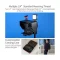 FEELWORLD TP10 Portable Foldable Teleprompter 10″ for Up to 11″ Smartphone Tablet Prompter Phone DSLR Camera Video Record for Live Stream Interview Speech with Lens Adapter Rings APP Control Carry Bag - 2