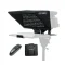 FEELWORLD TP16 16 Inch Folding Teleprompter Supports up to 16″ Tablet Horizontal Vertical Prompting - 2