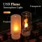 Flame USB LED Night Light Frosted Clear Glass Flickering Dynamic Flame Light for Car Home Lamp - 5