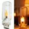 Flame USB LED Night Light Frosted Clear Glass Flickering Dynamic Flame Light for Car Home Lamp - 1