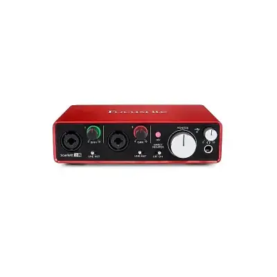 Focusrite Scarlett 2i2 3rd Gen USB Audio Interface for...