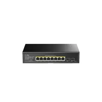 CUDY GS1008PS2 8-Port Gigabit PoE+ Switch 120W 2×SFP Metal Case
