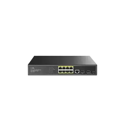 CUDY GS2008PS2 8-Port Gigabit PoE+ L2 Managed Switch 2×SFP 120W