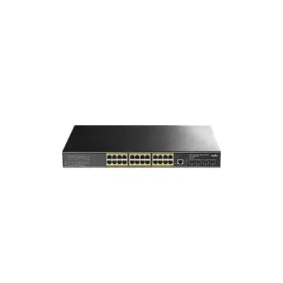 CUDY GS5024PS4 24-Port Gigabit PoE+ L3 Managed Switch 4×10GbE...
