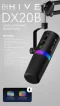 HIVE DX20B USB/XLR Dynamic  Microphone With Arm Stand - 3