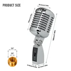 HIVE GM55 XLR Dynamic  Microphone-Silver